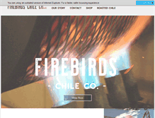 Tablet Screenshot of firebirdschileco.com
